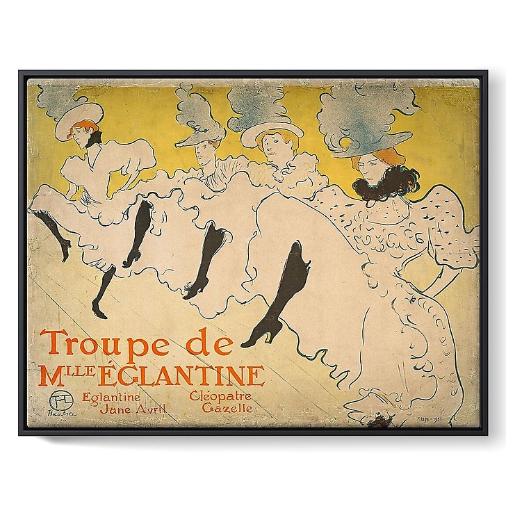 Affiche : Troupe de Mademoiselle Eglantine (toiles encadrées)