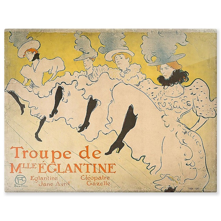 Affiche : Troupe de Mademoiselle Eglantine (aluminium panels)