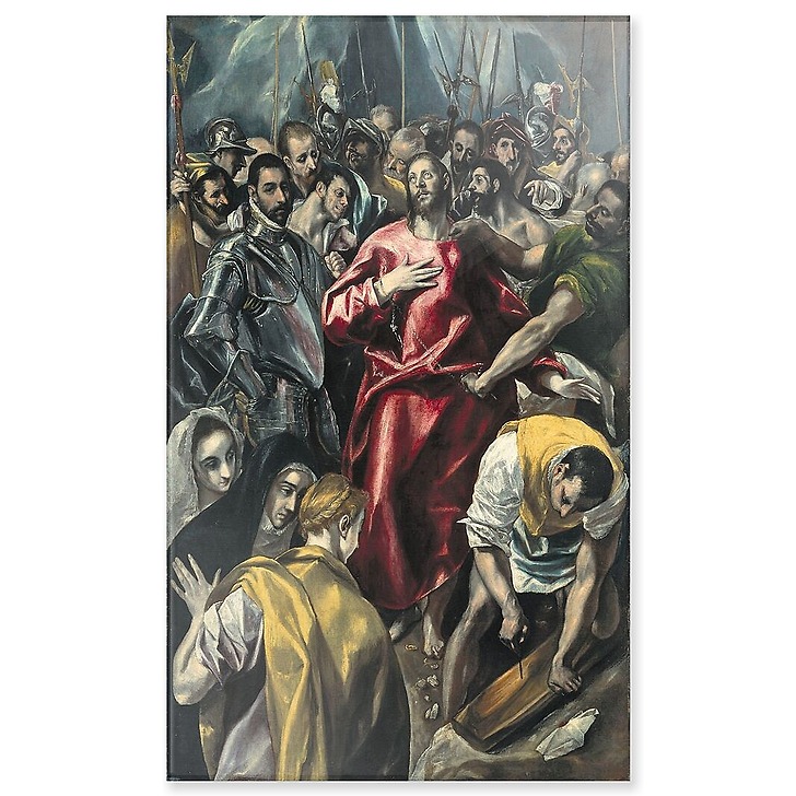 Le Partage de la tunique du Christ (El Expolio) (détail) (acrylic panels)