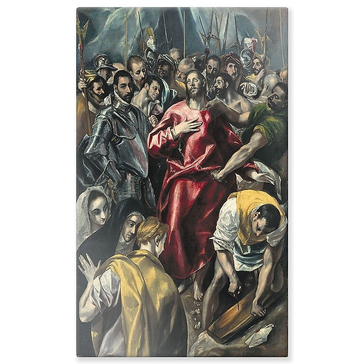 Le Partage de la tunique du Christ (El Expolio) (détail) (aluminium panels)