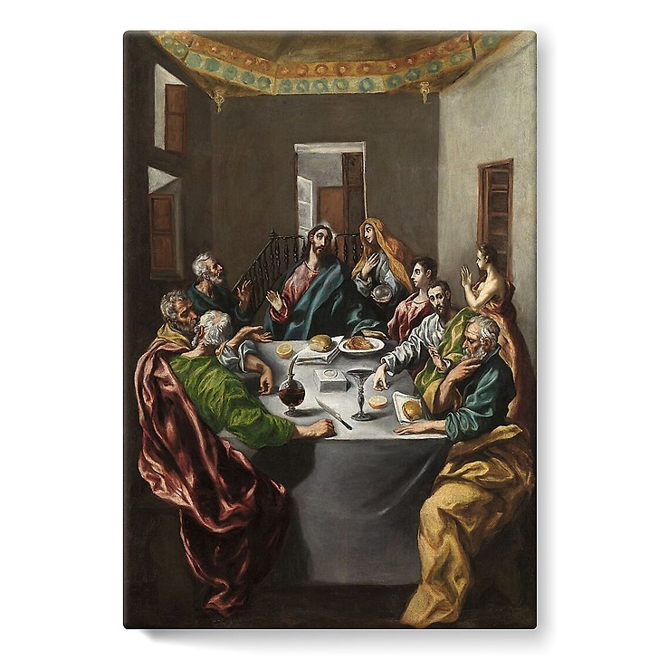 Le Repas chez Simon (détail) (stretched canvas)