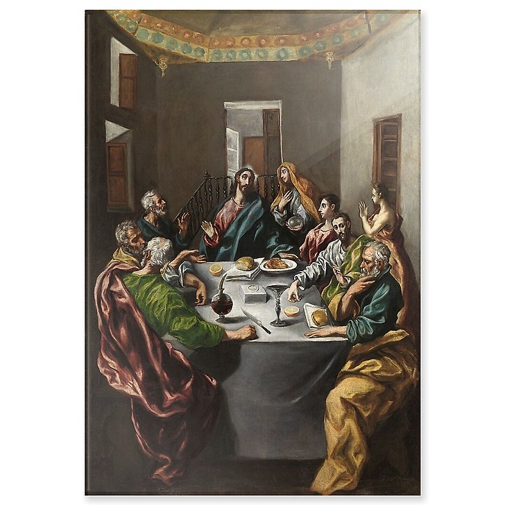 Le Repas chez Simon (détail) (acrylic panels)