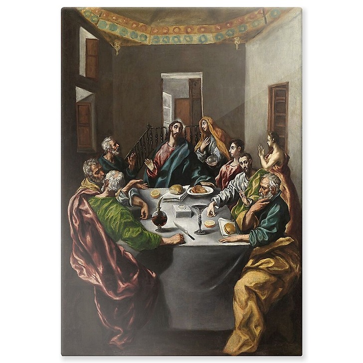 Le Repas chez Simon (détail) (aluminium panels)