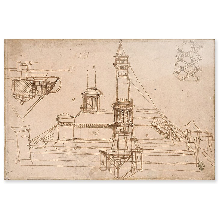 Étude de fortifications (acrylic panels)