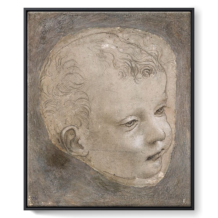 Tête de saint Jean Baptiste (framed canvas)