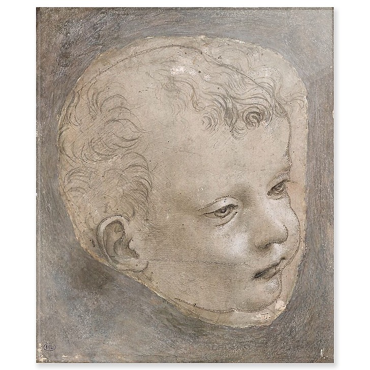 Tête de saint Jean Baptiste (panneaux acryliques)