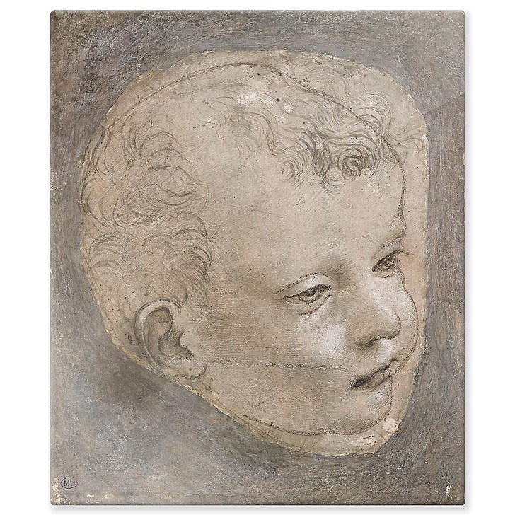 Tête de saint Jean Baptiste (panneaux aluminium)