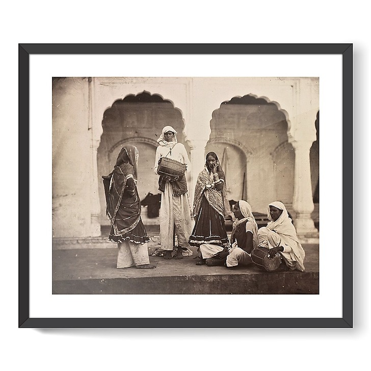 Groupe de hijra, 1870-1880 (affiches d'art encadrées)