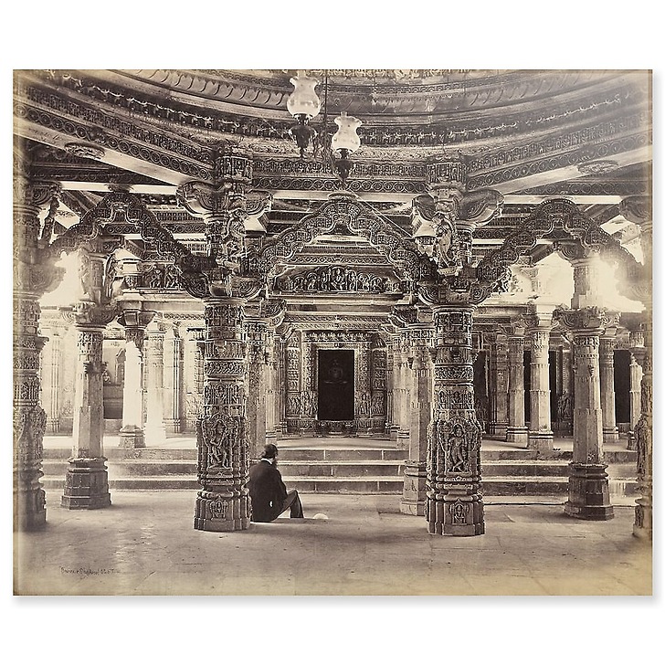 Mont Abu. Delwara, temple de Vimala Vasahi, 1870 (panneaux acryliques)