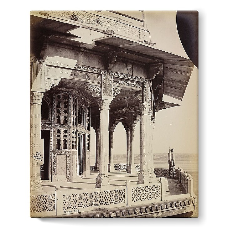 Agra. Le fort rouge. La Musamman Burj, 1863-1870 (stretched canvas)