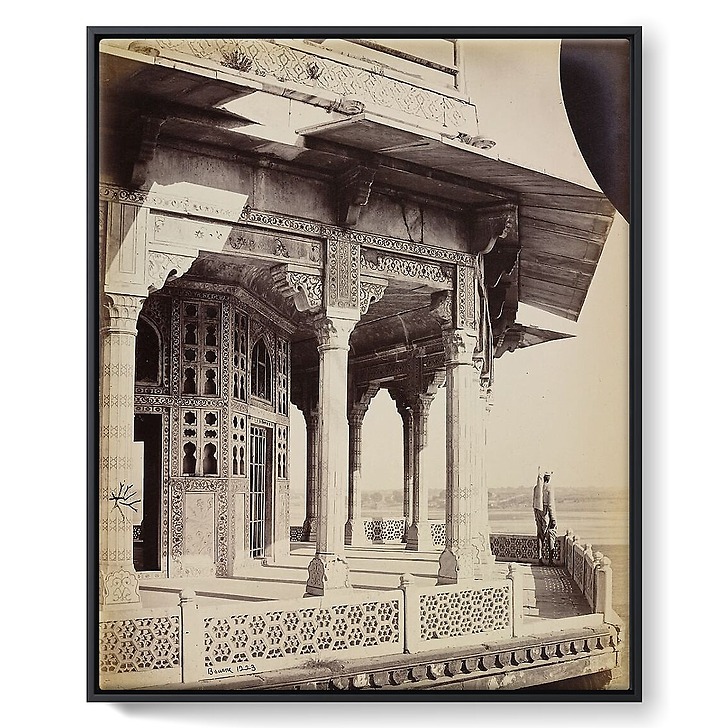 Agra. Le fort rouge. La Musamman Burj, 1863-1870 (framed canvas ...