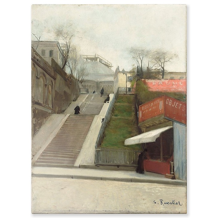 Le Sacré-Coeur en construction (panneaux aluminium)