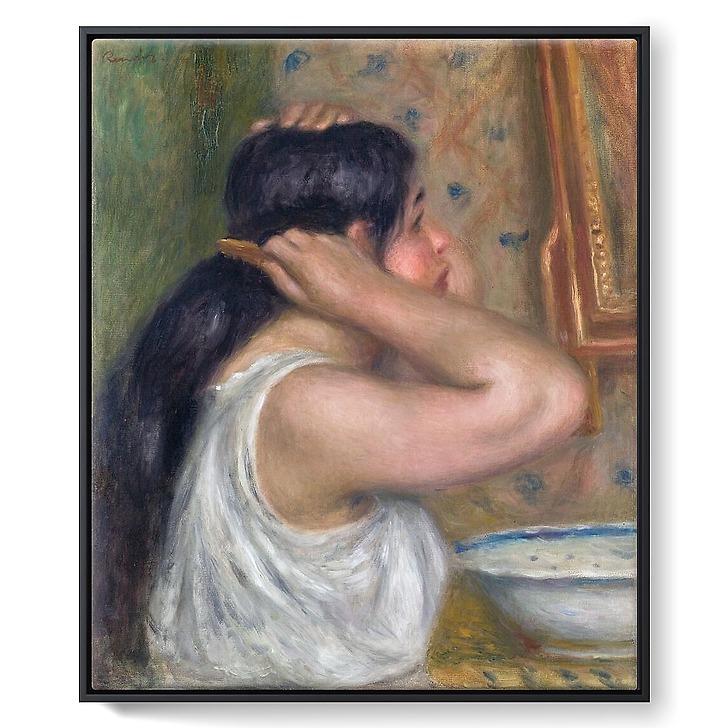 La Toilette: femme se peignant (toiles encadrées)