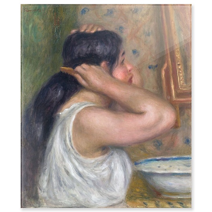 La Toilette: femme se peignant (acrylic panels)