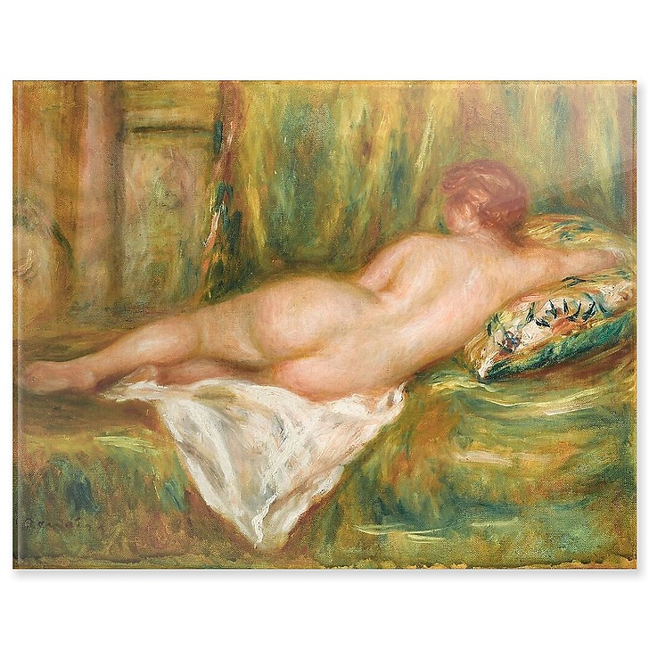 Nu couché, vu de dos ou Le Repos après le bain (panneaux acryliques)