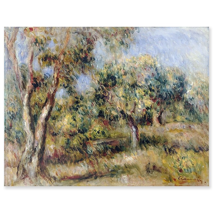 Paysage de Cagnes (panneaux acryliques)
