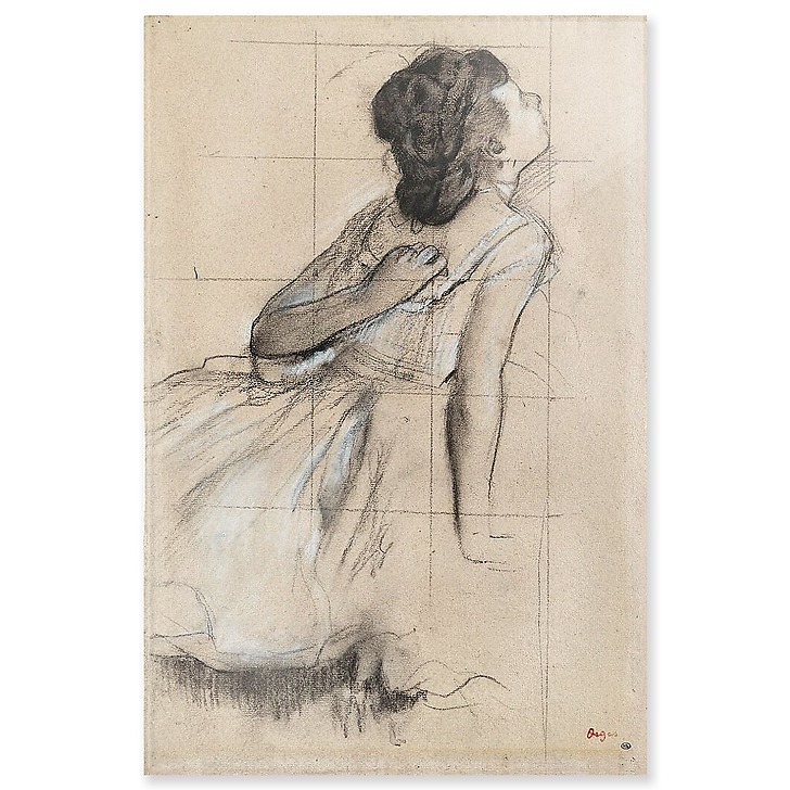 Danseuse se grattant le dos, dit aussi Danseuse vue de profil vers la droite (acrylic panels)