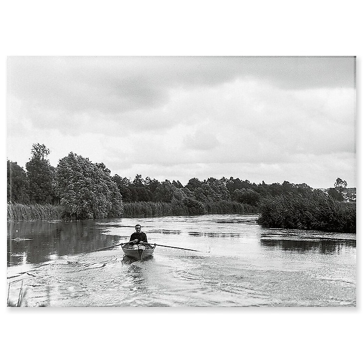 La Seine à Champrosay (détail) (acrylic panels)