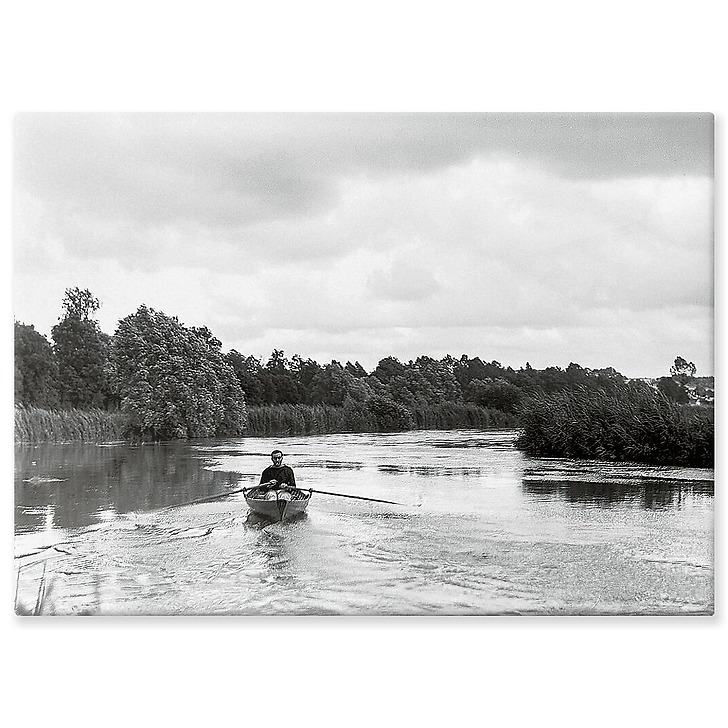 La Seine à Champrosay (détail) (panneaux aluminium)