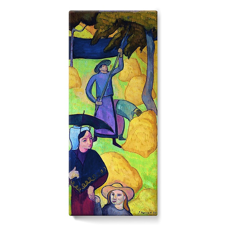 Le Gaulage des pommes (stretched canvas)