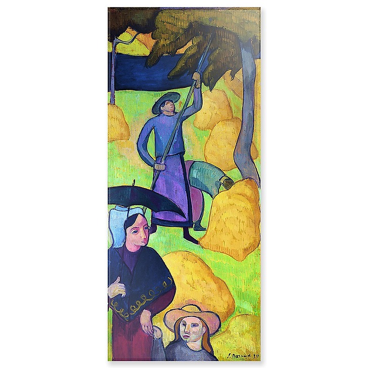 Le Gaulage des pommes (acrylic panels)