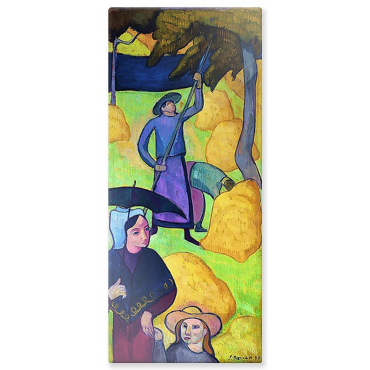 Le Gaulage des pommes (aluminium panels)