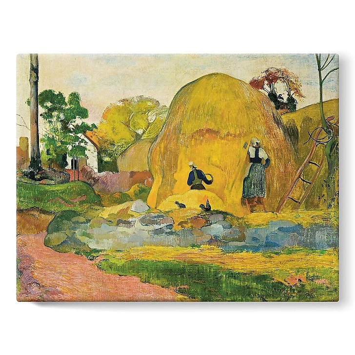 Les Meules jaunes, dit aussi La Moisson blonde (détail) (stretched canvas)