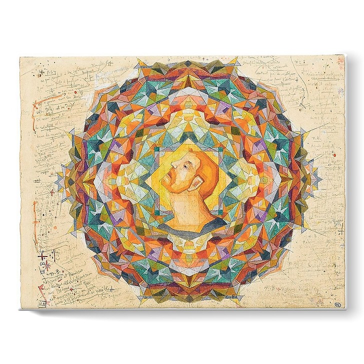 Notations chromatiques : tête d'homme roux (toiles sur châssis)