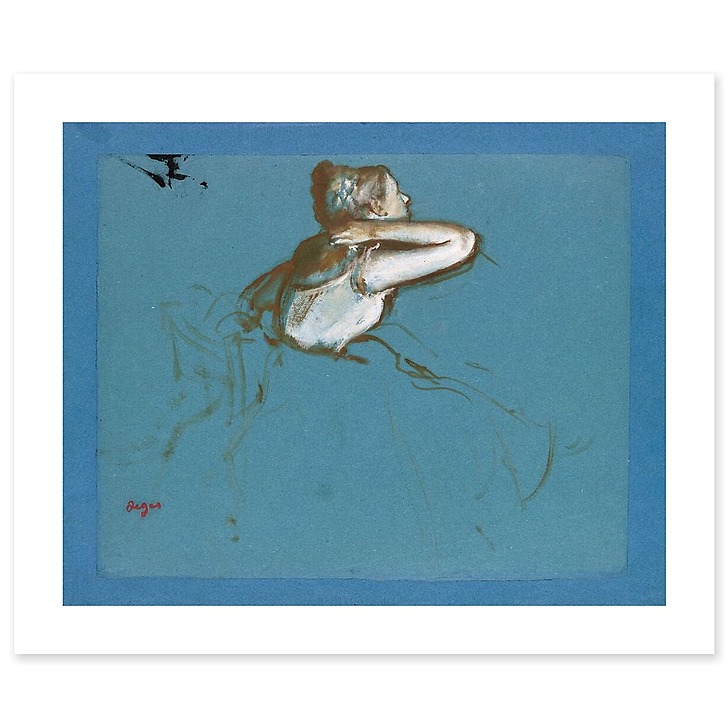 Danseuse assise tournée vers la droite (toiles sans cadre)