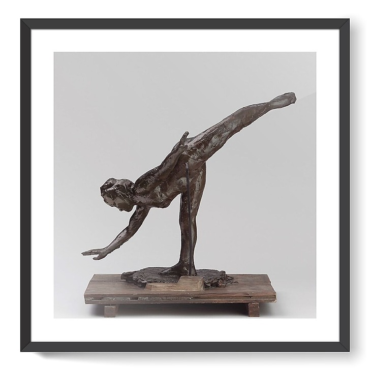 Danseuse, grande arabesque troisième temps (affiches d'art encadrées)