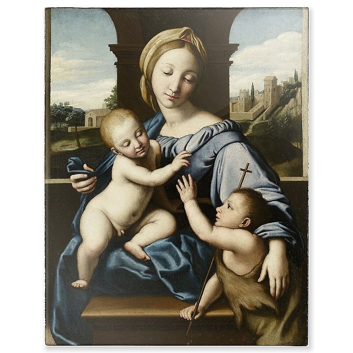 La Vierge à l'Enfant avec saint Jean (acrylic panels)
