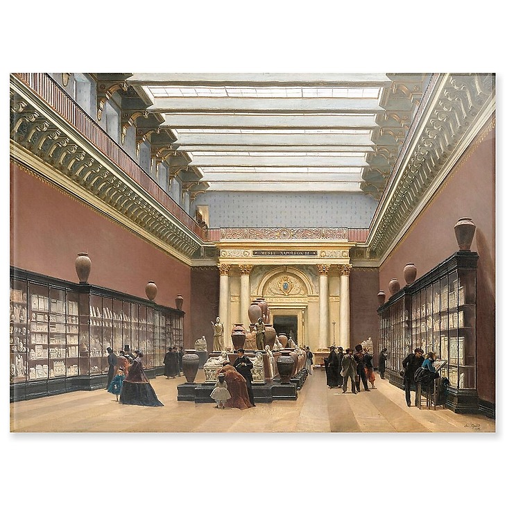 Musée Napoléon III. Salle des terres cuites au Louvre (acrylic panels)