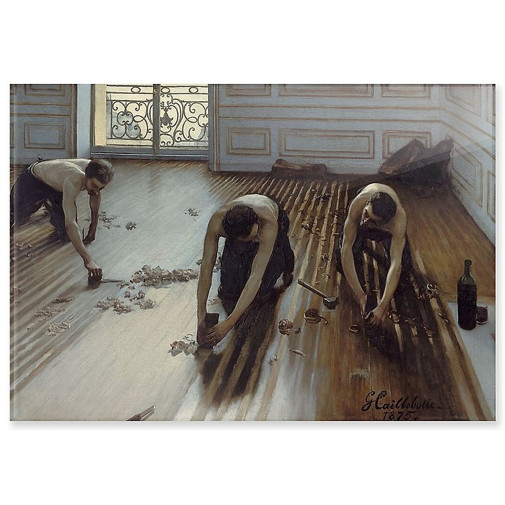 Les raboteurs de parquet (panneaux acryliques)