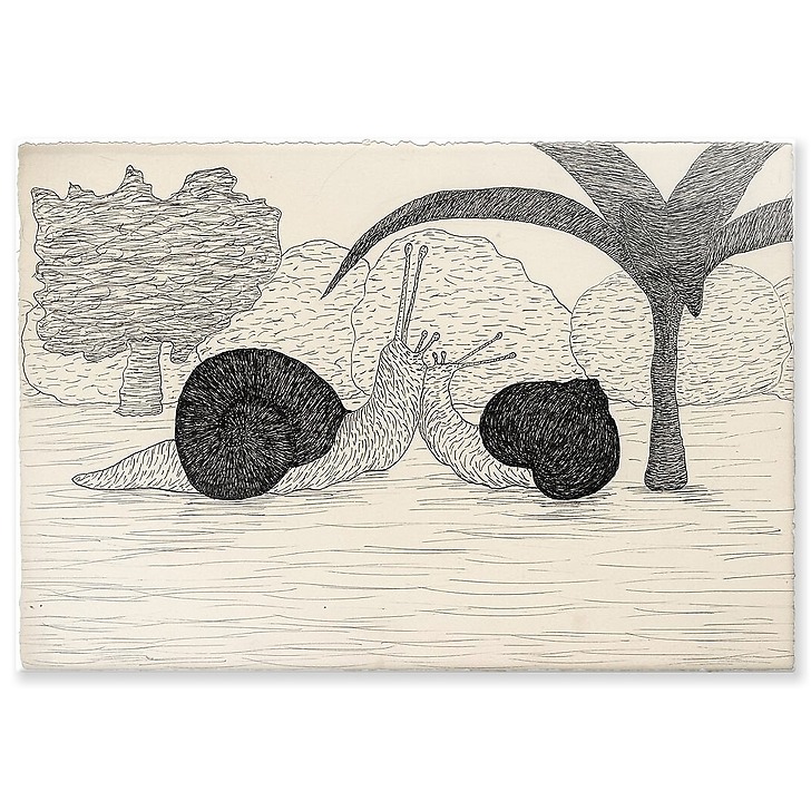 « Histoire du gros escargot », N°21, 1932 (aluminium panels)