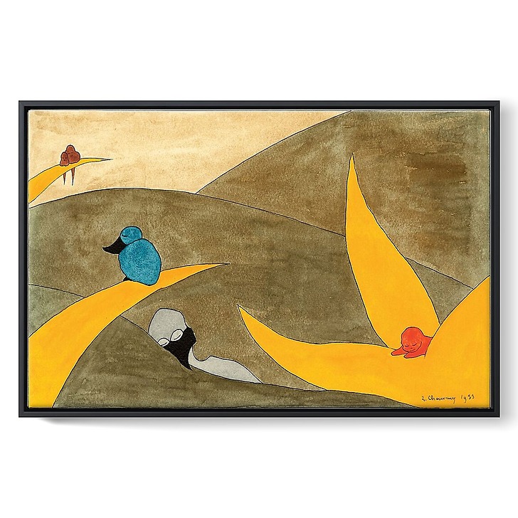 Paysages monstrueux, N°12, 1933 (toiles encadrées)