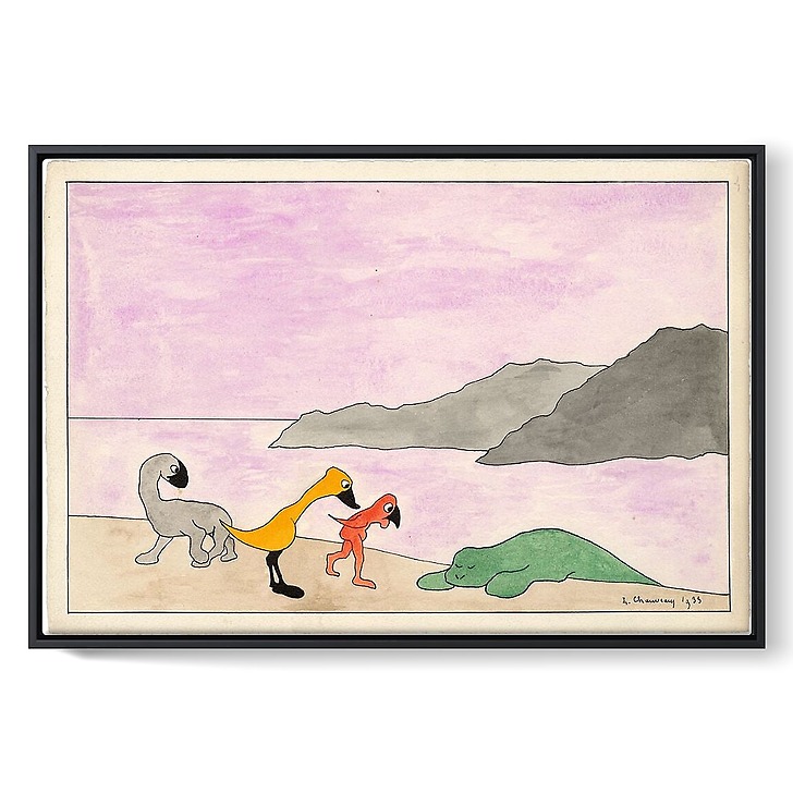 Paysages monstrueux, N°4, 1933 (framed canvas)