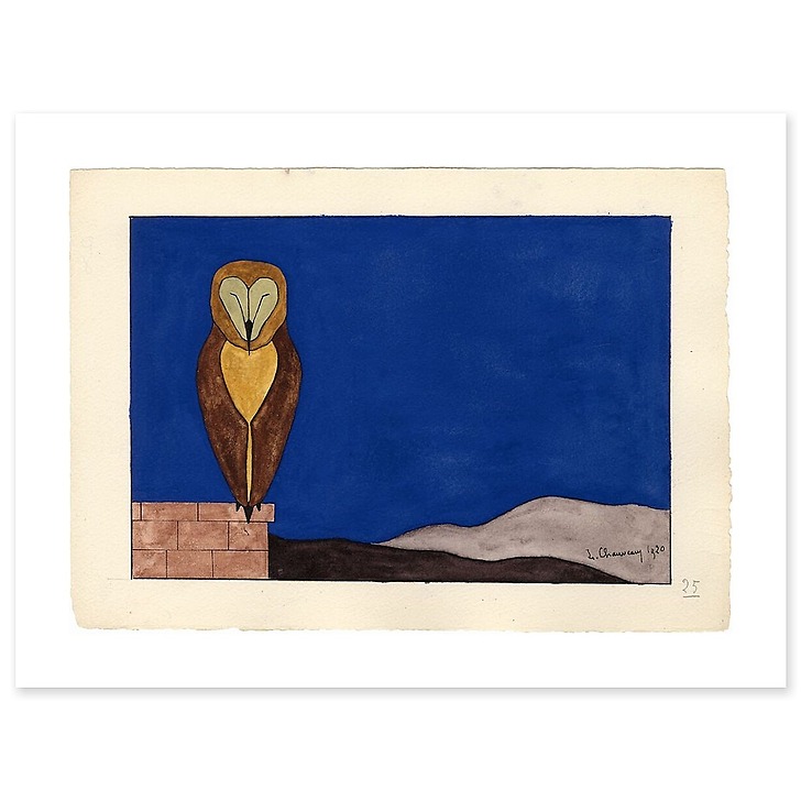 Paysages monstrueux, N°25, 1920 (toiles sans cadre)