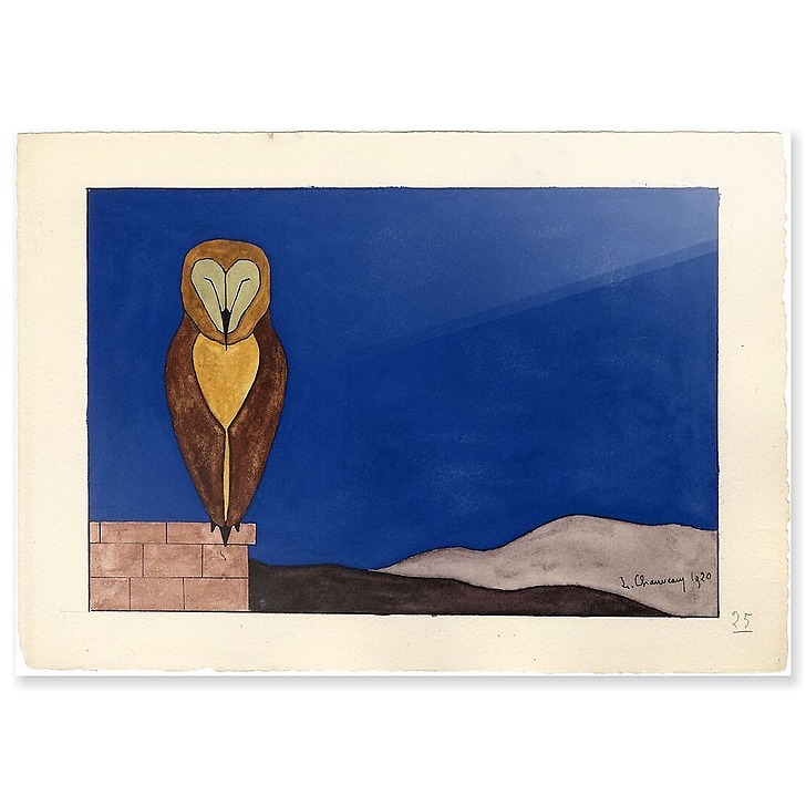 Paysages monstrueux, N°25, 1920 (acrylic panels)