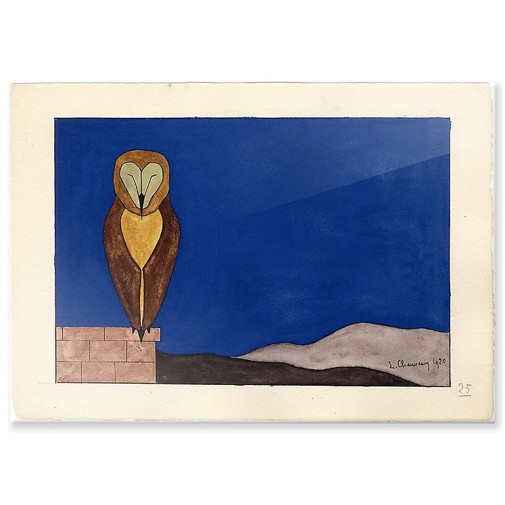 Paysages monstrueux, N°25, 1920 (aluminium panels)