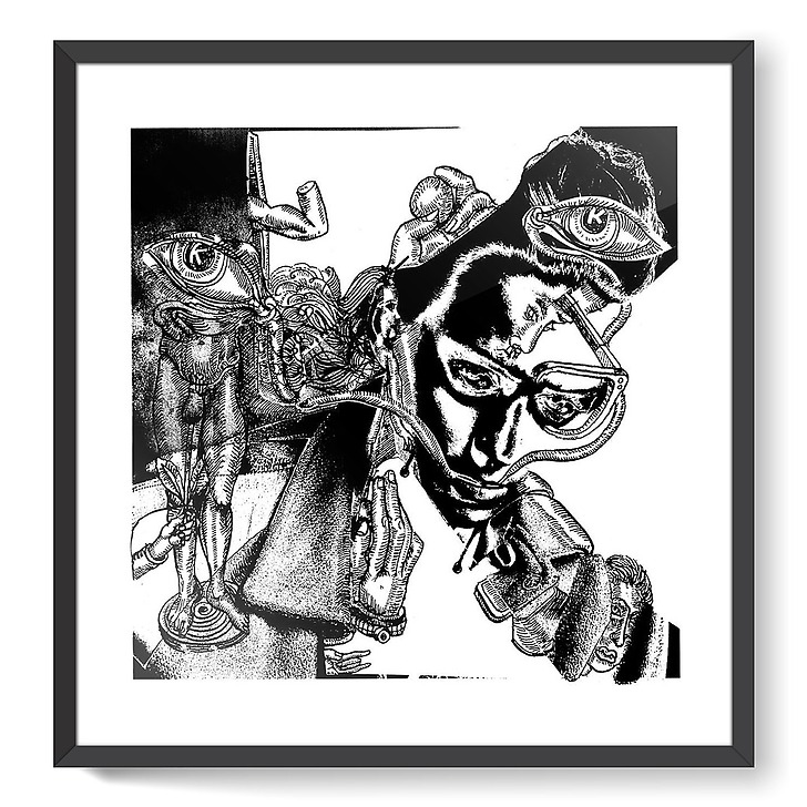 The New Alphabet — K (affiches d'art encadrées)