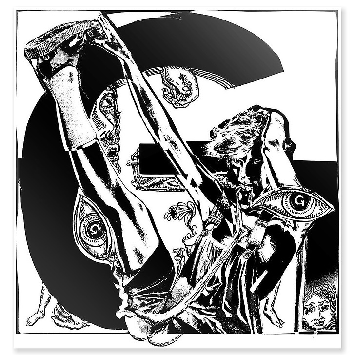 The New Alphabet — G (acrylic panels)