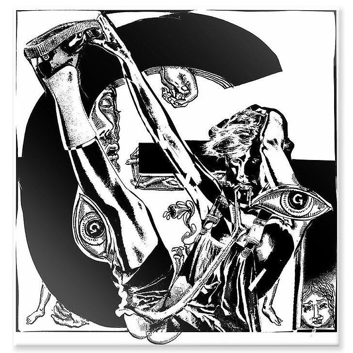 The New Alphabet — G (panneaux aluminium)