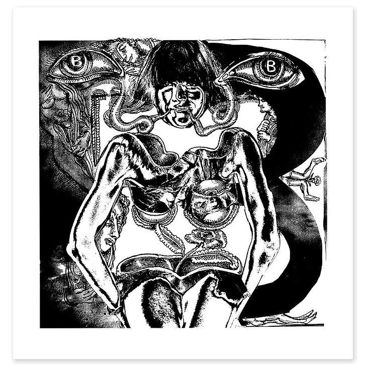 The New Alphabet — B (canvas without frame)