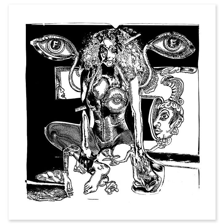 The New Alphabet — F (toiles sans cadre)