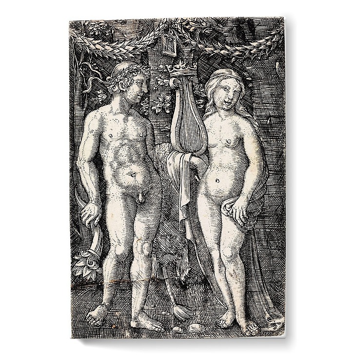 Hercule et une Muse (toiles sur châssis)