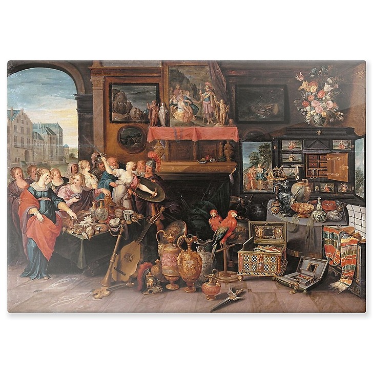 Ulysse reconnaissant Achille parmi les filles de Licomède (panneaux aluminium)