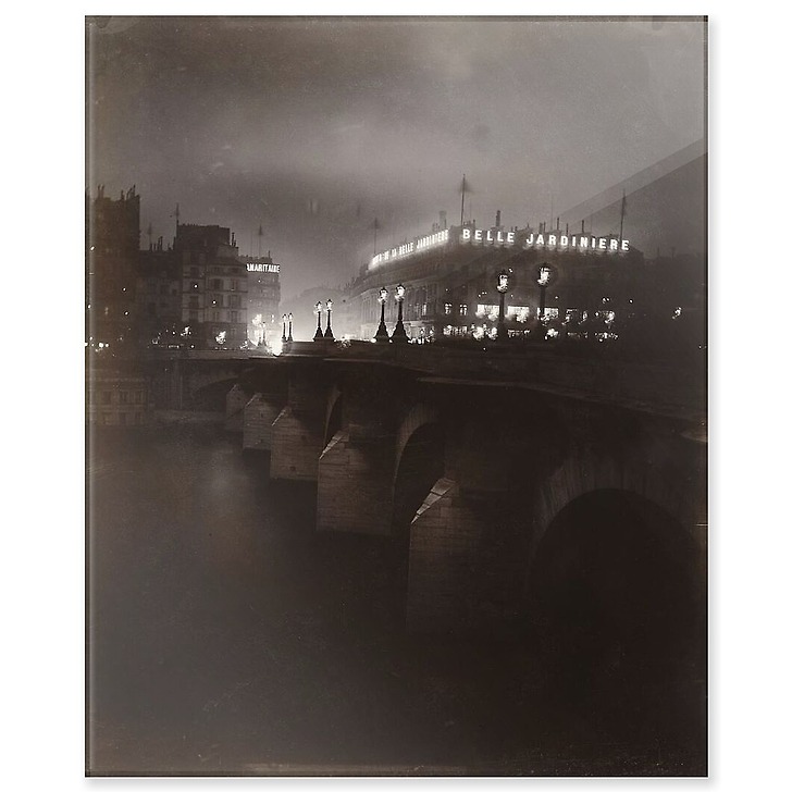 La Samaritaine et Belle Jardinière, magasins de confection, dans la nuit (acrylic panels)