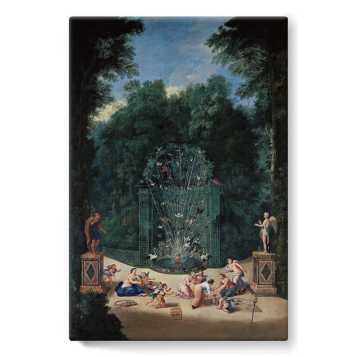 L’Entrée du Labyrinthe dans les jardins de Versailles (toiles sur châssis)