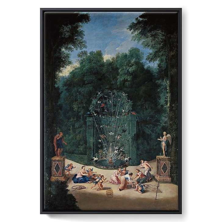 L’Entrée du Labyrinthe dans les jardins de Versailles (toiles encadrées)
