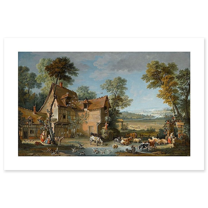 Une ferme (affiches d'art)
